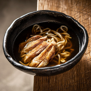 Рамен с курицей на прозрачном бульоне Дм