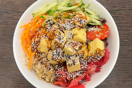 Пибимпап с наггетсами