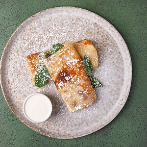 Блины с шоколадом