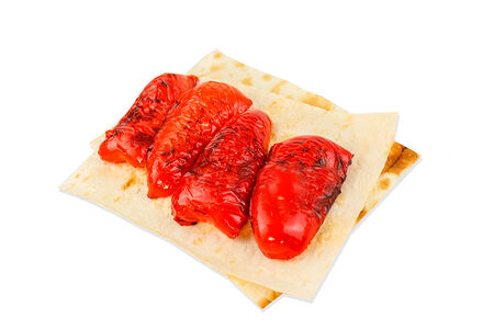 Болгарский перец на углях