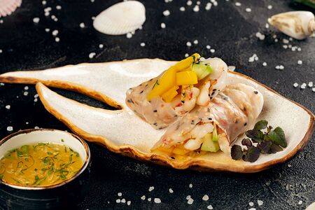 Фреш спринг-ролл с лангустином