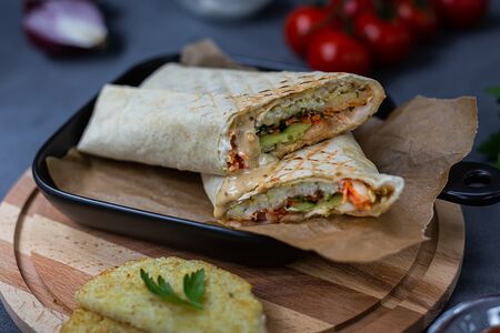 Шаверма Деревенская с драниками