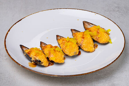 Запечённые мидии классические