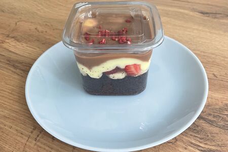 Десерт Клубника-банан