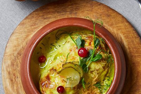 Голубцы ленивые с кроликом