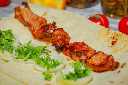 Шашлык из куриной грудки (филе)