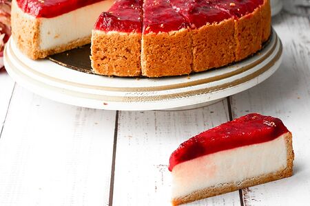 Клубничный чизкейк