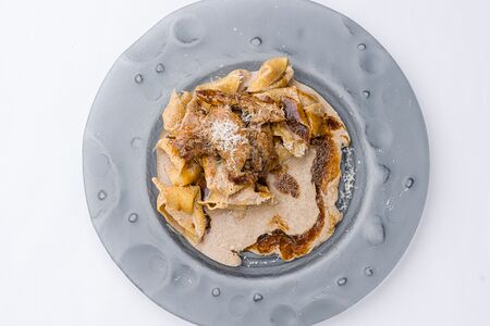 Паста с томленой уткой