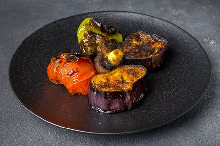 Шашлык из печеных овощей 