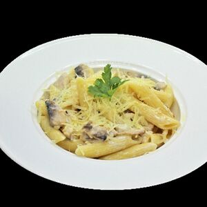 Пенне с курочкой и грибами