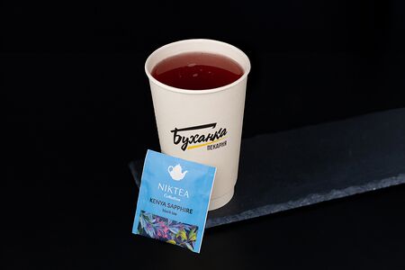 Напиток Клюква-можжевельник с чёрным чаем