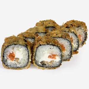 Жареный ролл с лососем и угрем стандарт