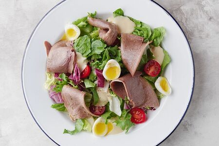 Салат с телячьим языком