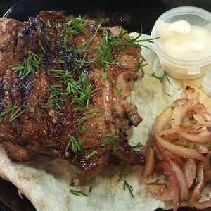 Куриный шашлык из филе бедра