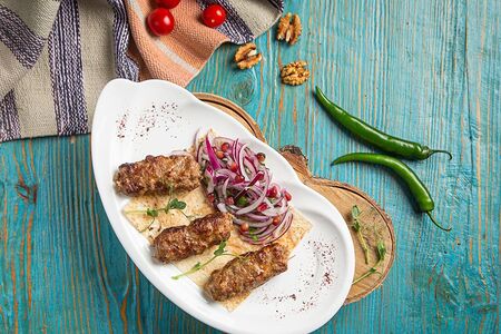 Люля-кебаб из телятины на углях