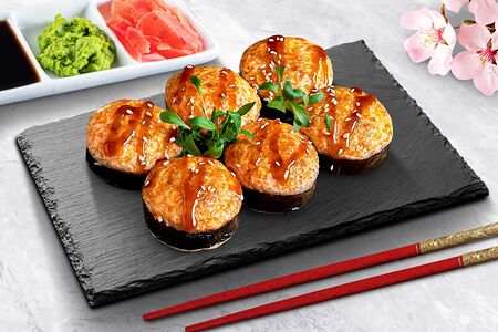 Запеченный ролл с креветкой SW