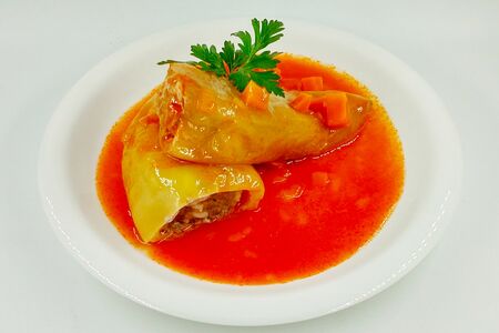 Перец фаршированный мясом