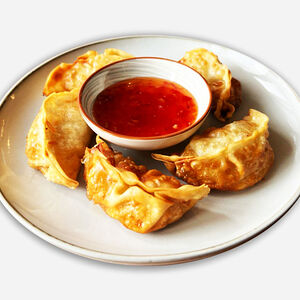 Гедза с креветками манго-чили