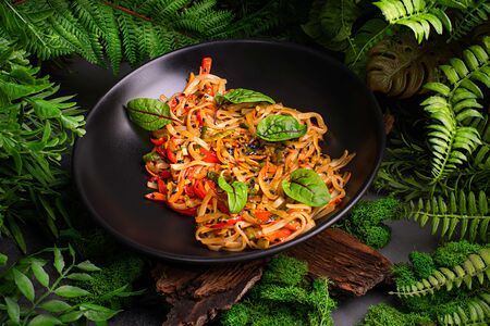 Удон в соусе терияки