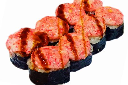 Запеченный с креветкой