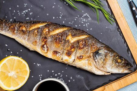 Сибас на гриле