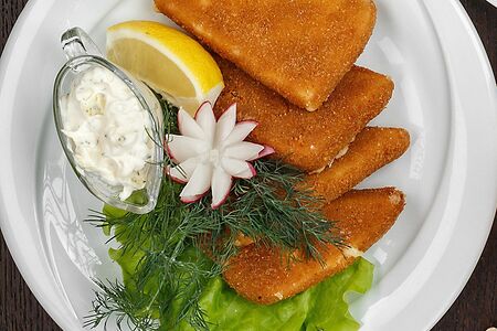 Сыр гауда в панировке