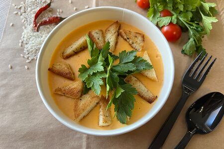 Сливочно-сырный крем-суп