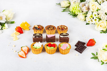 Корзиночки и Картошка набор пирожных