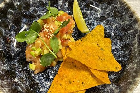 Сальса тартар из лосося