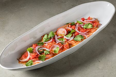 Севиче лосось, понзу