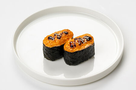 Запеченные суши с лососем (2 шт.)