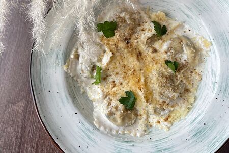 Равиоли с грибами