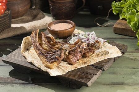 Шашлык из бараньей корейки