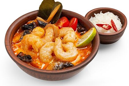 Том ям с креветками