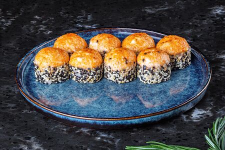 Запеченные с курицей