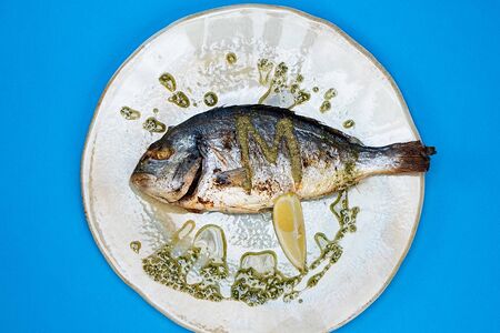 Дорадо на гриле