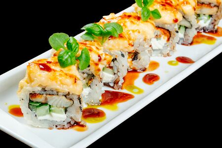 Запечённый Ролл с Угрём