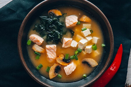 Мисо с лососем