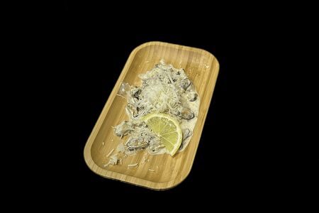 Мидии в сливочном соусе