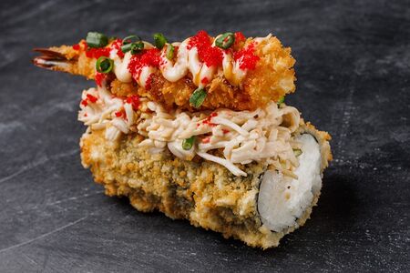 Ролл-дог с крабом