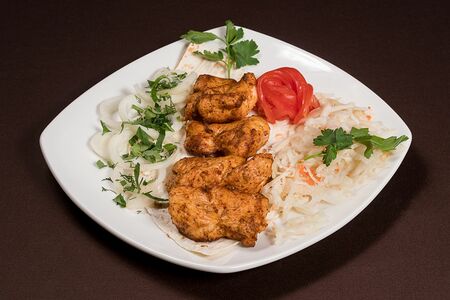 Шашлык из куриного филе