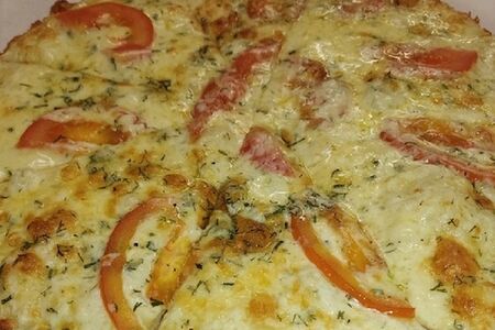 Пицца на тонком тесте Маргарита