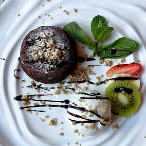 Шоколадный фондан