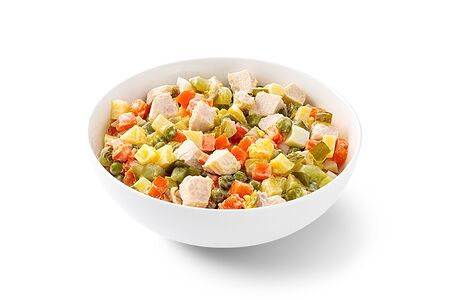 Оливье с курицей