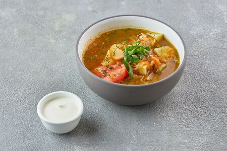 Похмельные щи с белыми грибами