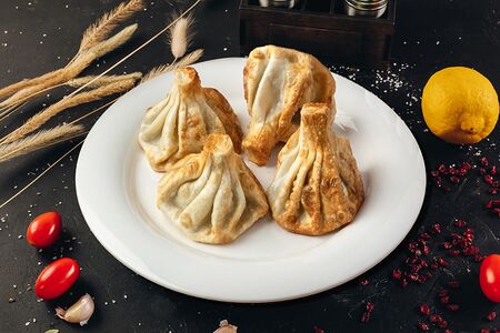 Хинкали с сыром обжаренные