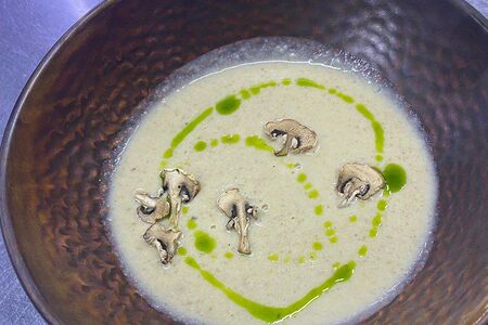 Крем-суп из белых грибов