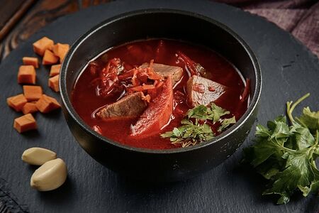 Борщ с мясом