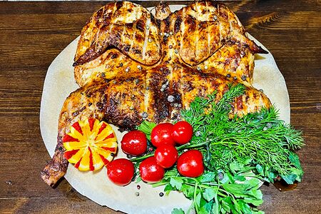 Курица табака