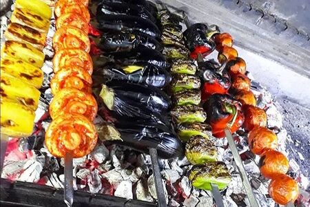 Овощи на мангале